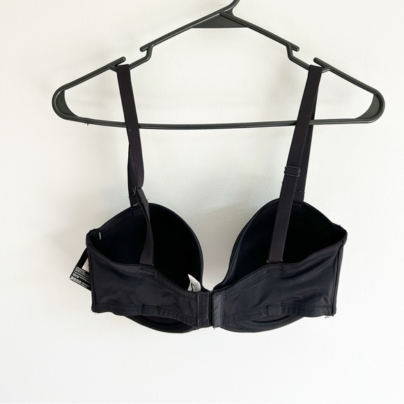 NWT Maidenform Love the Lift Natural Boost Demi T-Shirt Bra in Black/Latte 38D - Picture 2 of 5